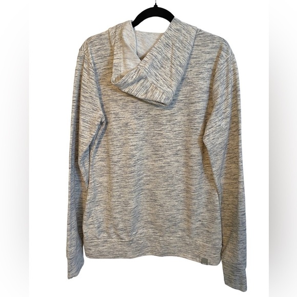 Bench Twist Neck Fitted Hoodie Heathered  Gray Ladies XLg - Picture 2 of 11